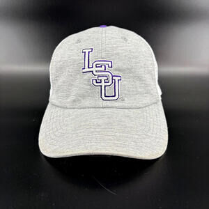Top of the World LSU Snapback Mesh Trucker Gray Cap